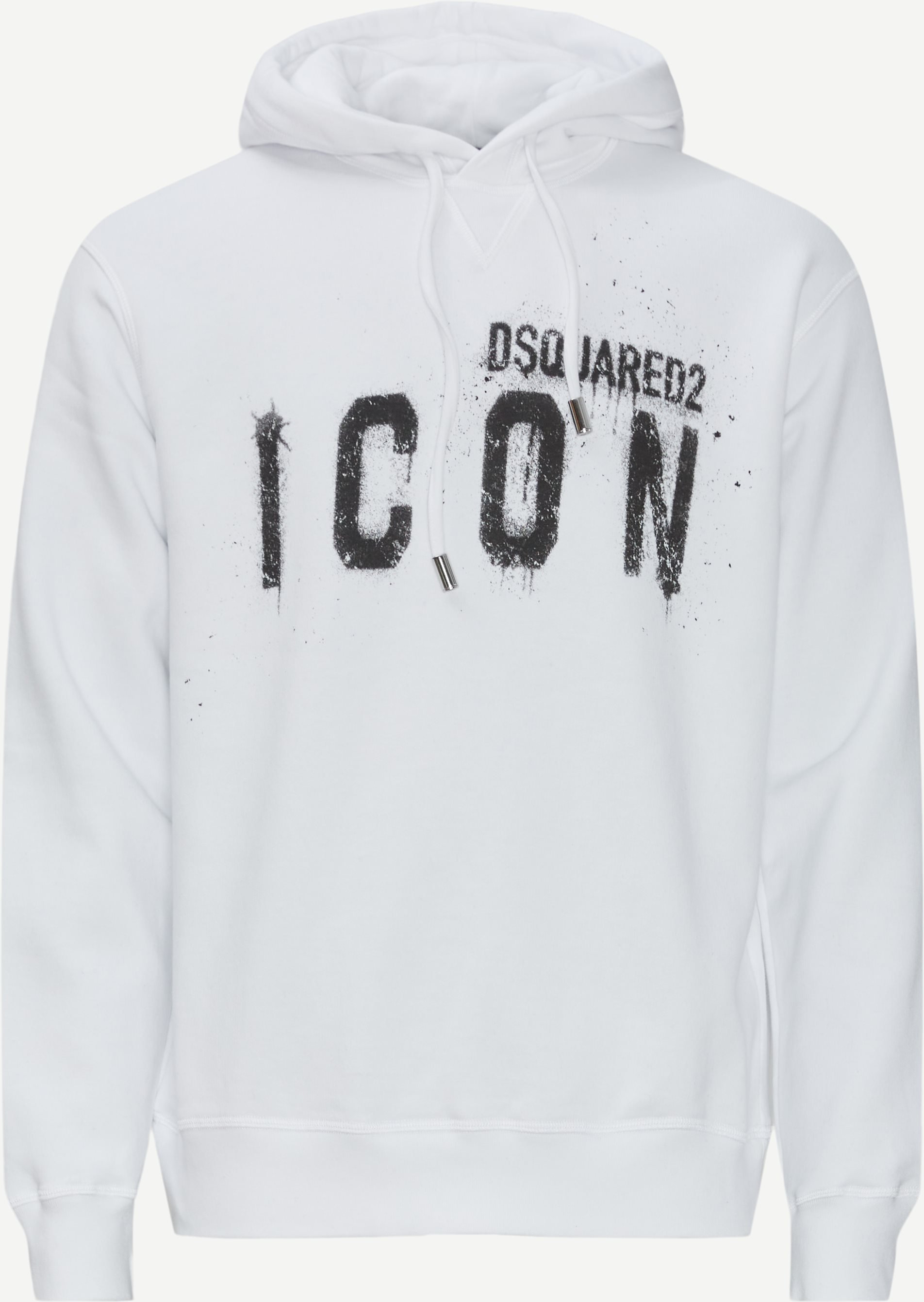 Icon Spray Hoodie - Sweatshirts - Regular fit - Hvid