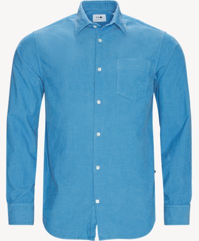 5120 Errico sammetskjorta Regular fit | 5120 Errico sammetskjorta | Blå
