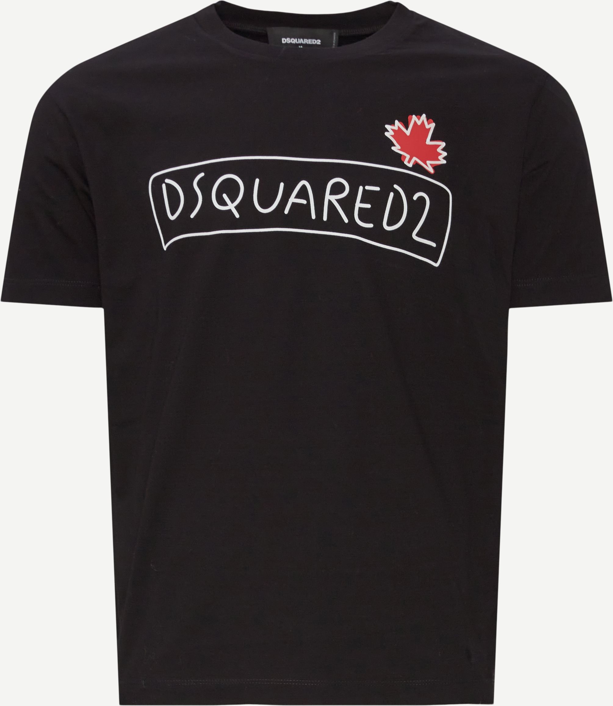 Dsquared2 T-shirts S71GD1130 S23009 Sort