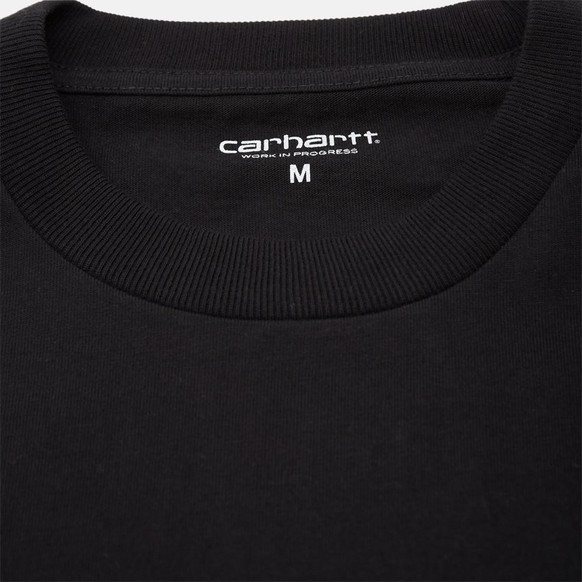 Carhartt WIP T-shirts SS WAVY STATE T-SHIRT I029011 SORT