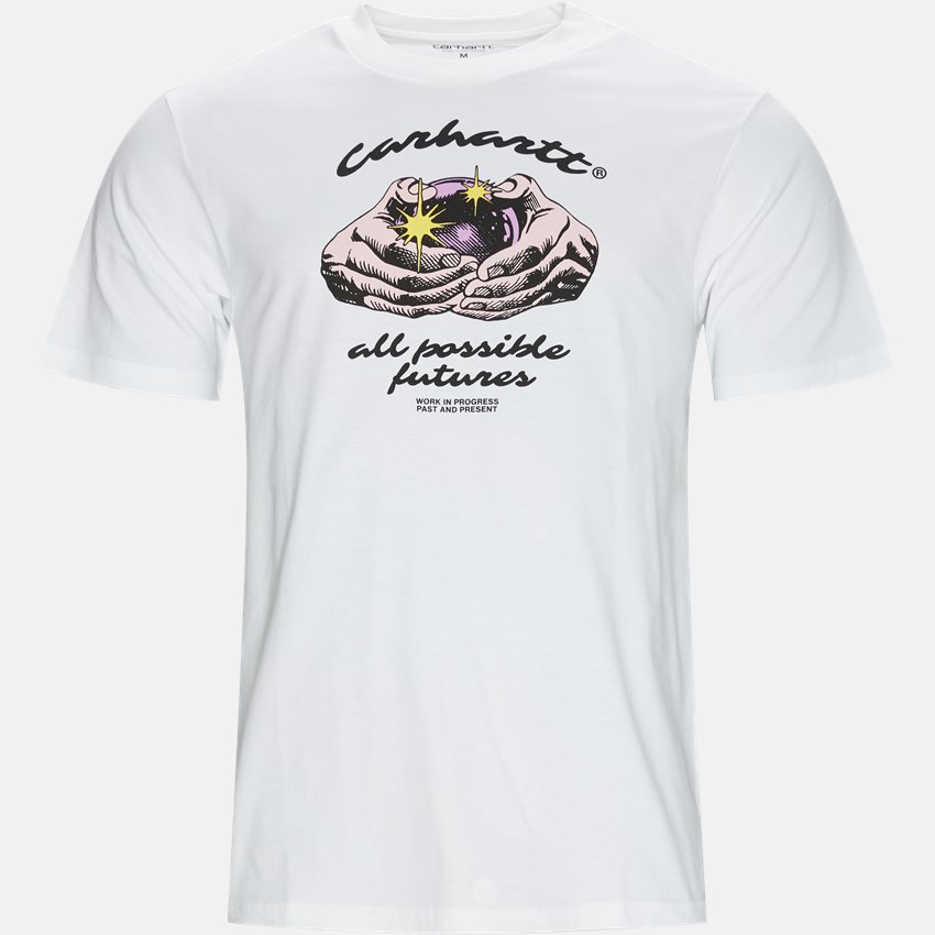 Carhartt WIP T-shirts SS FORTUNE T-SHIRT I029054 HVID