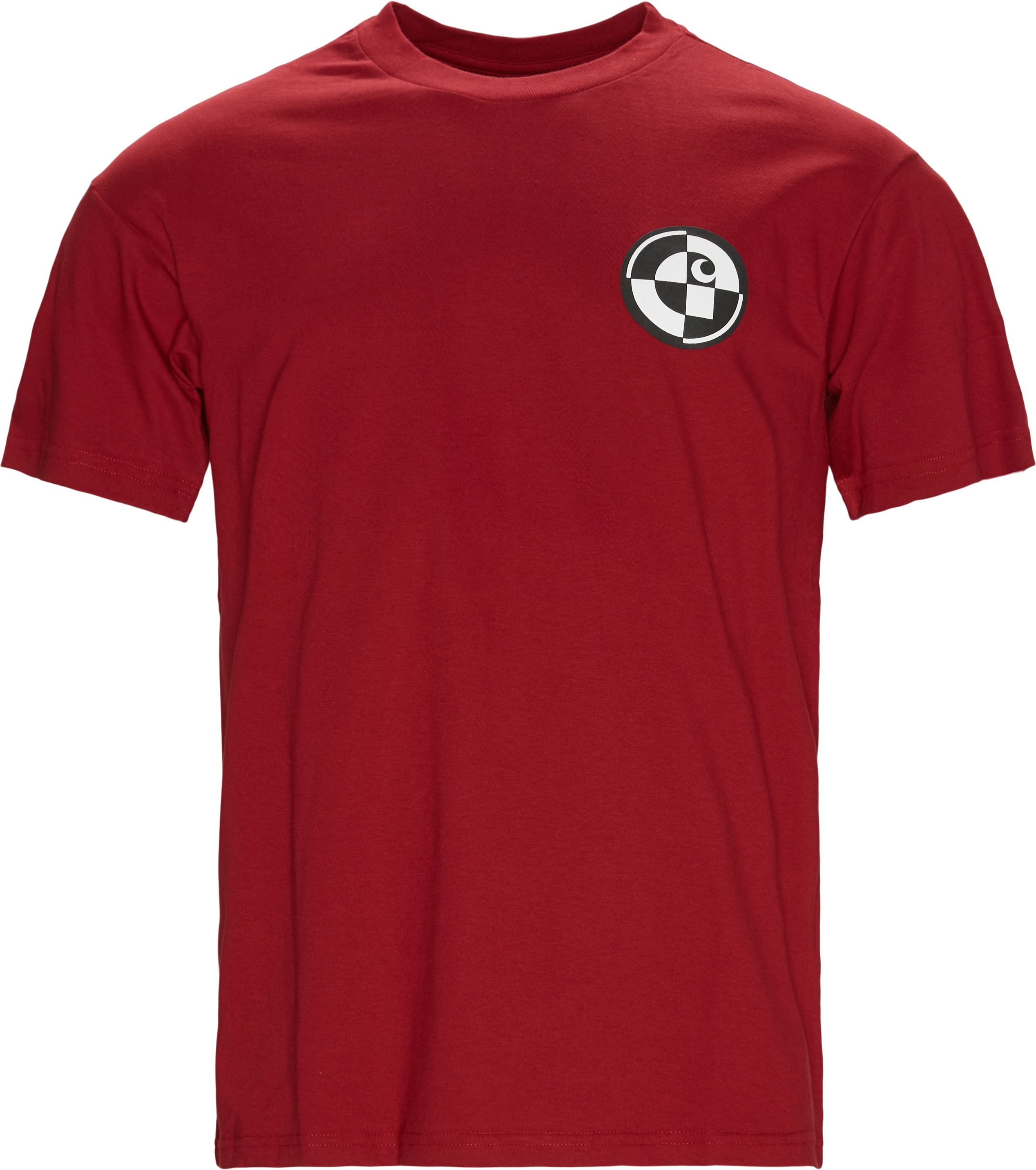 Carhartt WIP T-shirts SS RANGE C T-SHIRT I029611 Red