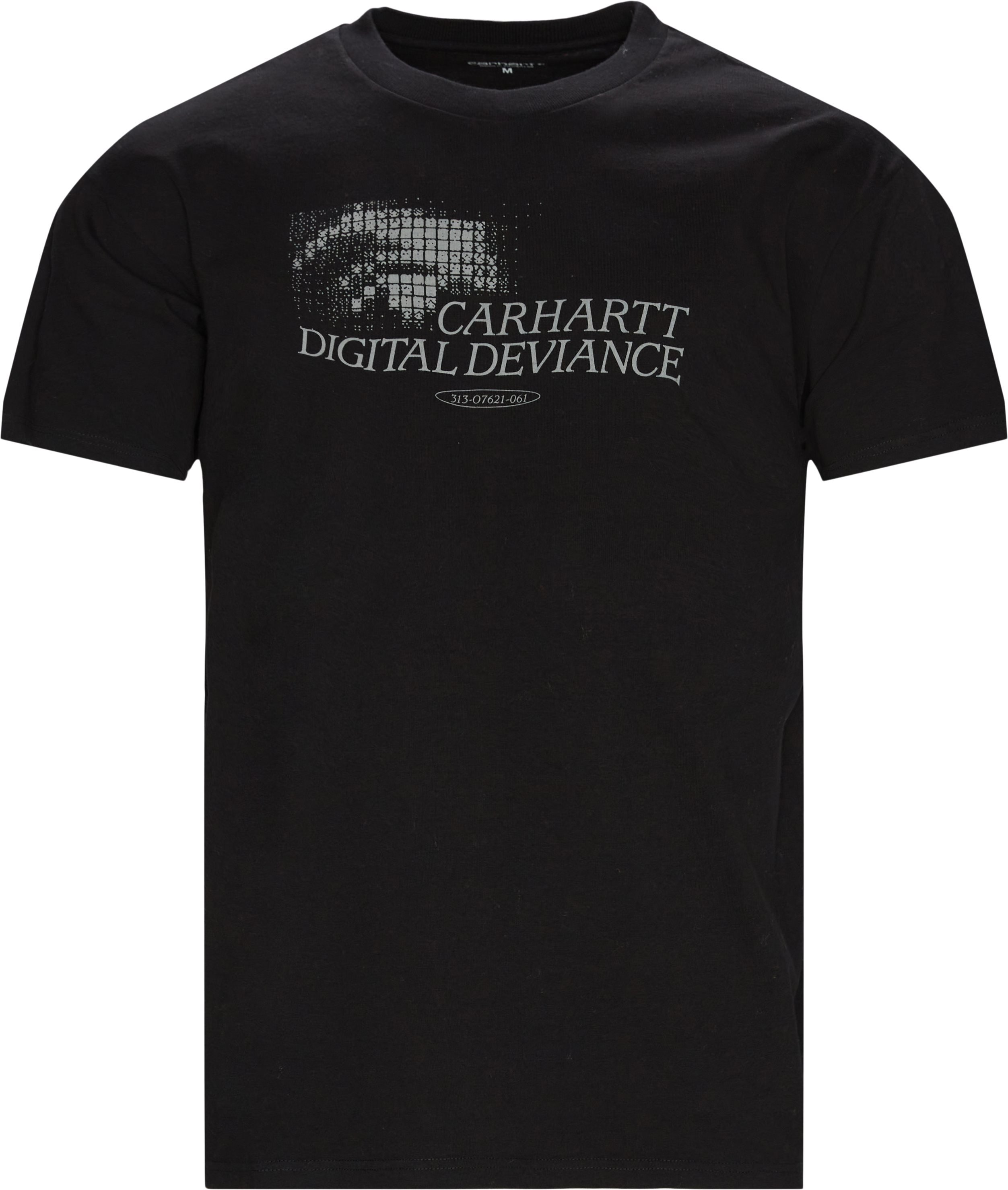 Digital Deviance Print Tee - T-shirts - Regular fit - Black