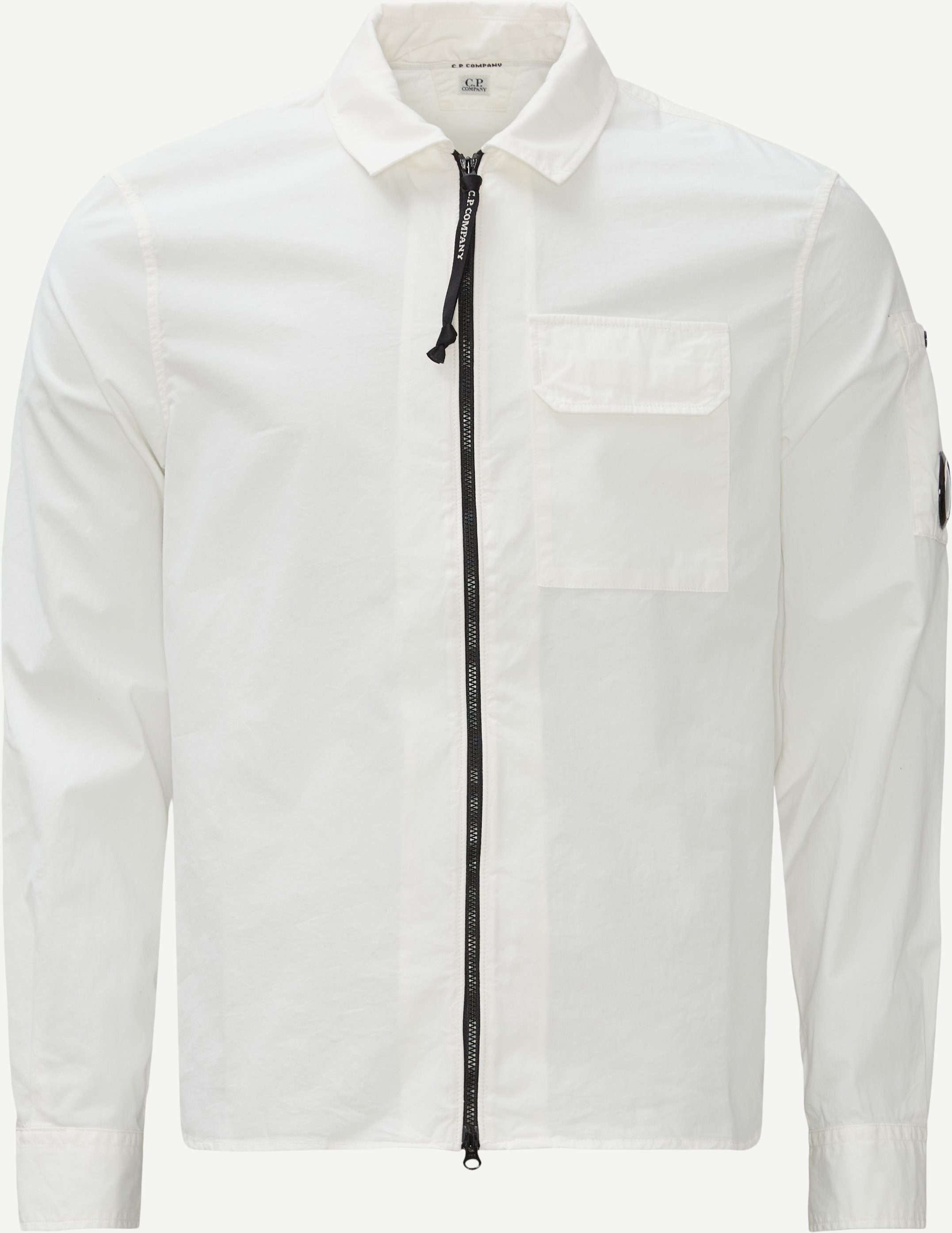 Gabardine Shirt - Skjorter - Regular fit - Hvid