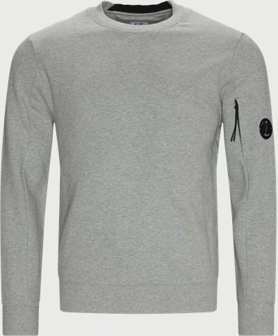 Crew Neck Diagonal Raised Fleece Sweatshirt Regular fit | Crew Neck Diagonal Raised Fleece Sweatshirt | Grey