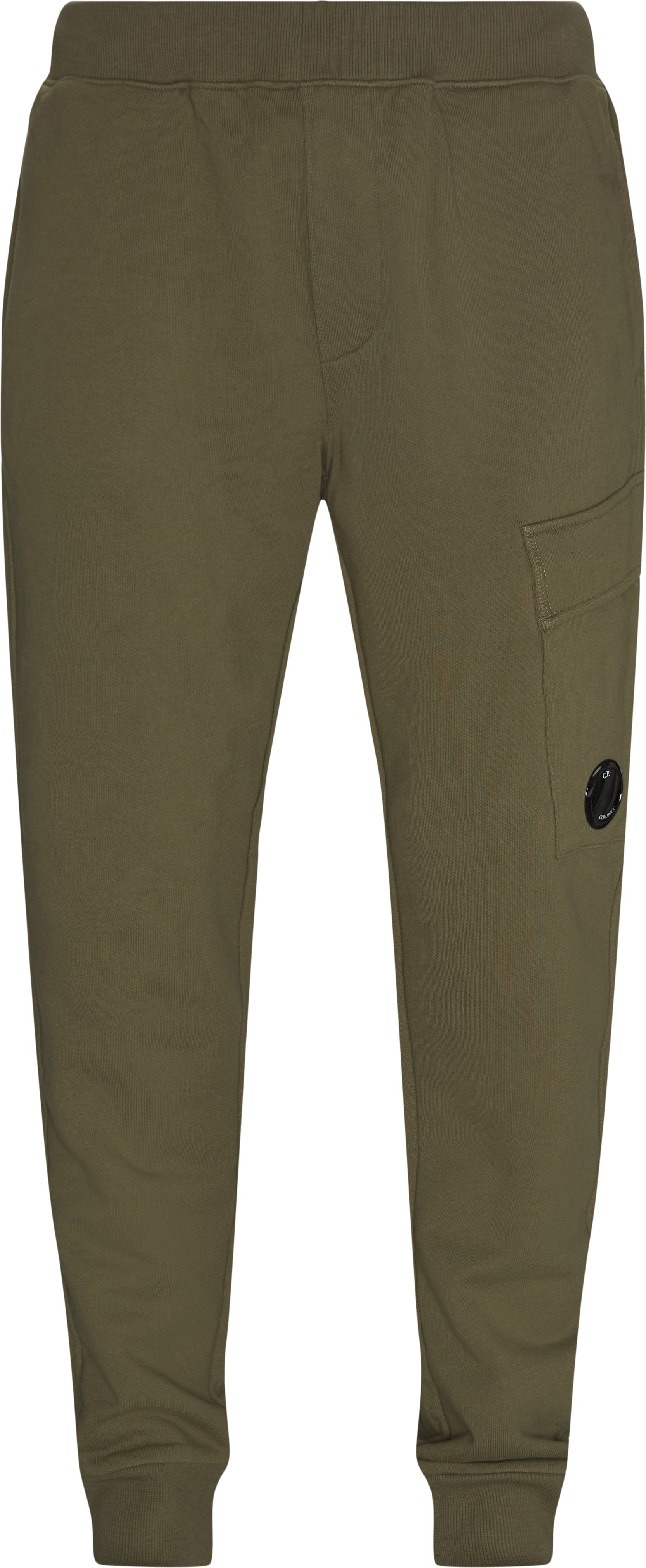 Cargo Diagonal Raised Sweatpants - Trousers - Regular fit - Green
