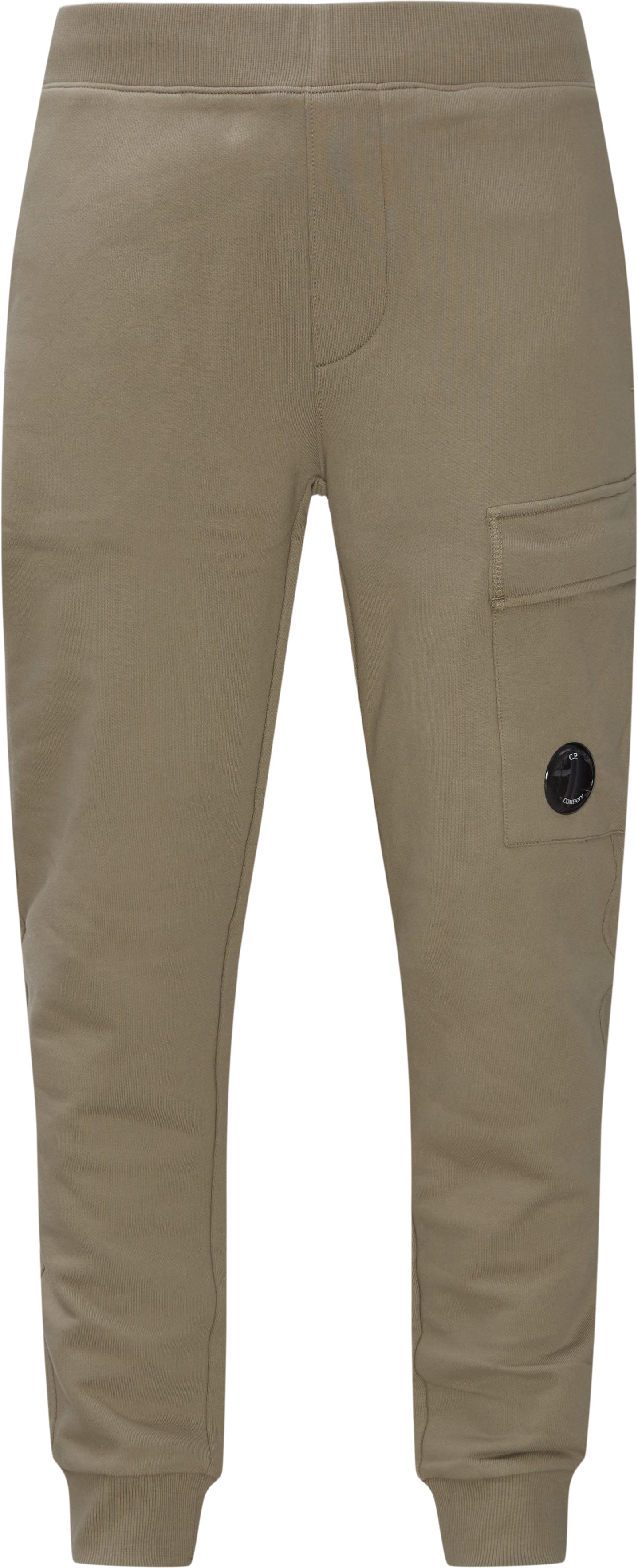 Cargo Diagonal Raised Sweatpants - Trousers - Regular fit - Sand
