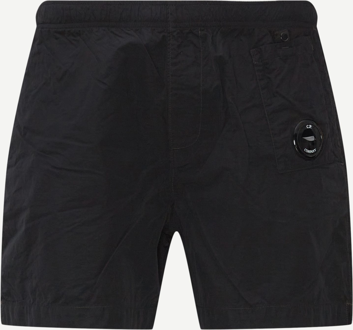 Flatt Nylon Beach Shorts - Shorts - Regular fit - Sort