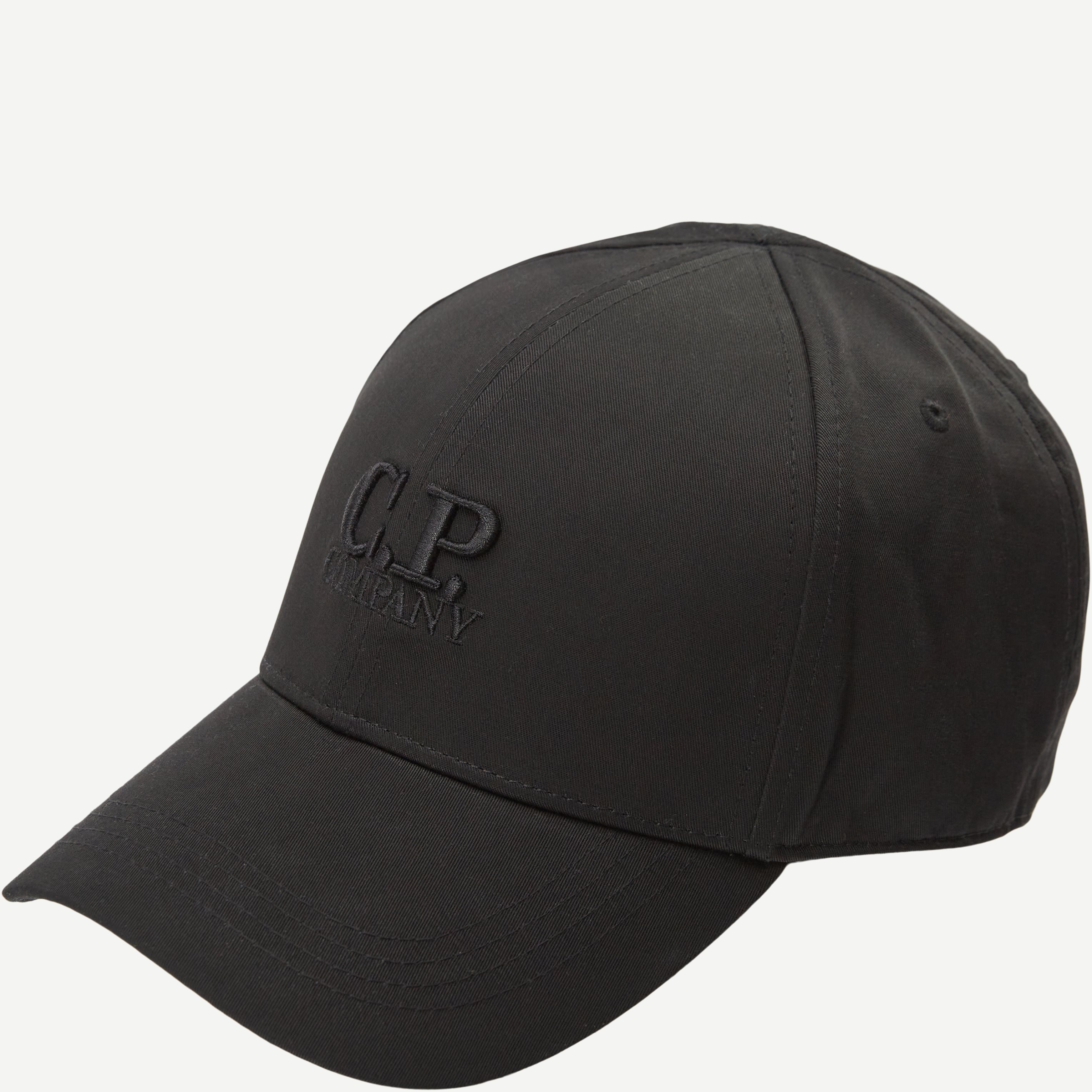 Gabardine Baseball Cap - Caps - Sort
