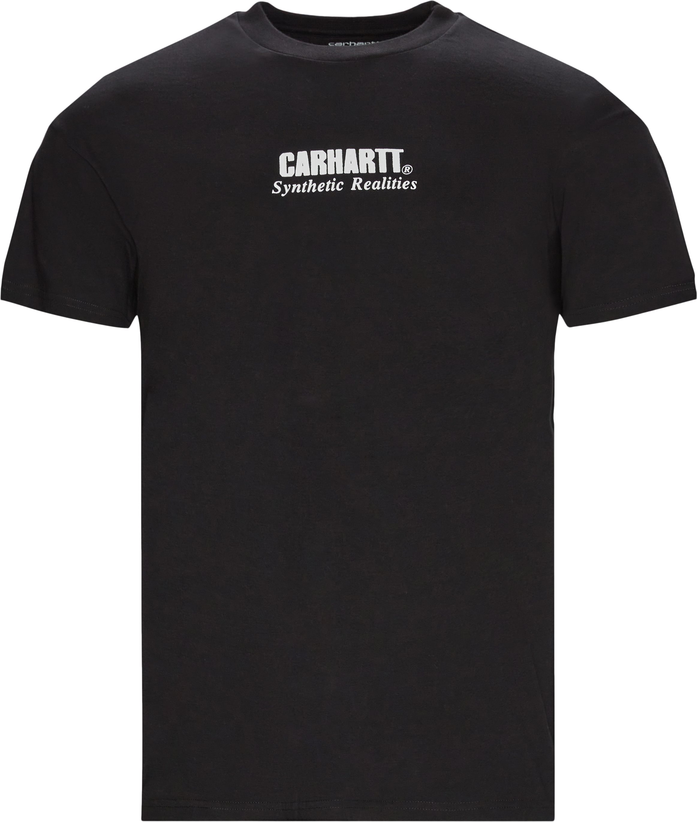 Synthetic Tee - T-shirts - Regular fit - Black