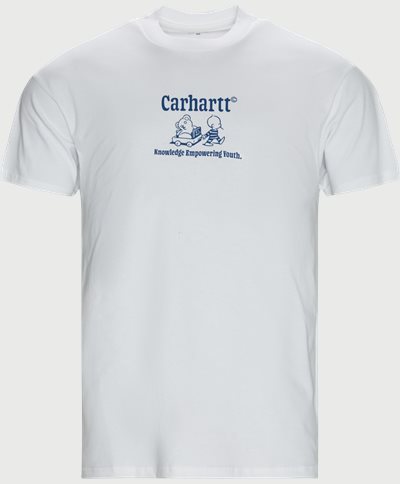 Carhartt WIP T-shirts S/S SCHOOLS OUT I022976 Hvid