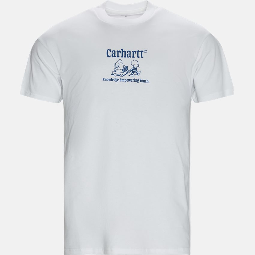 Carhartt WIP T-shirts S/S SCHOOLS OUT I022976 WHITE