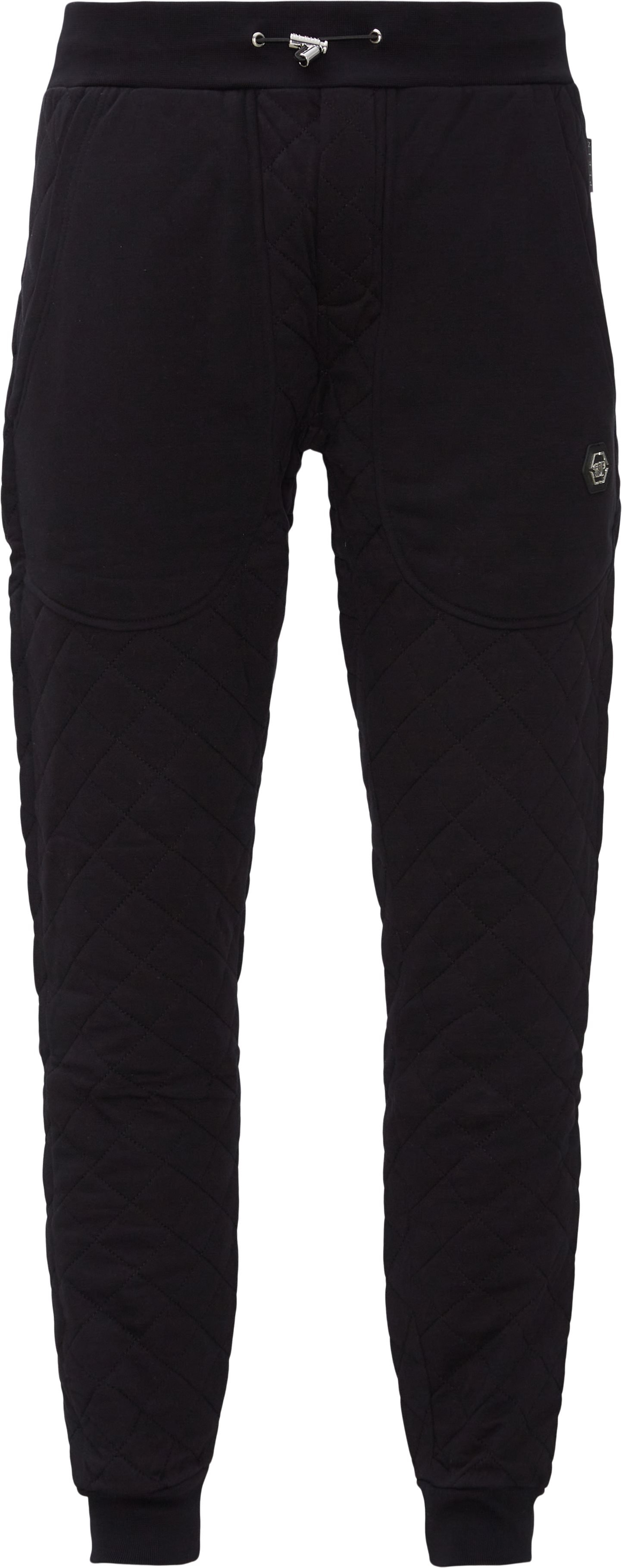 MJT1925 Quilted Hexagon Trousers - Trousers - Regular fit - Black