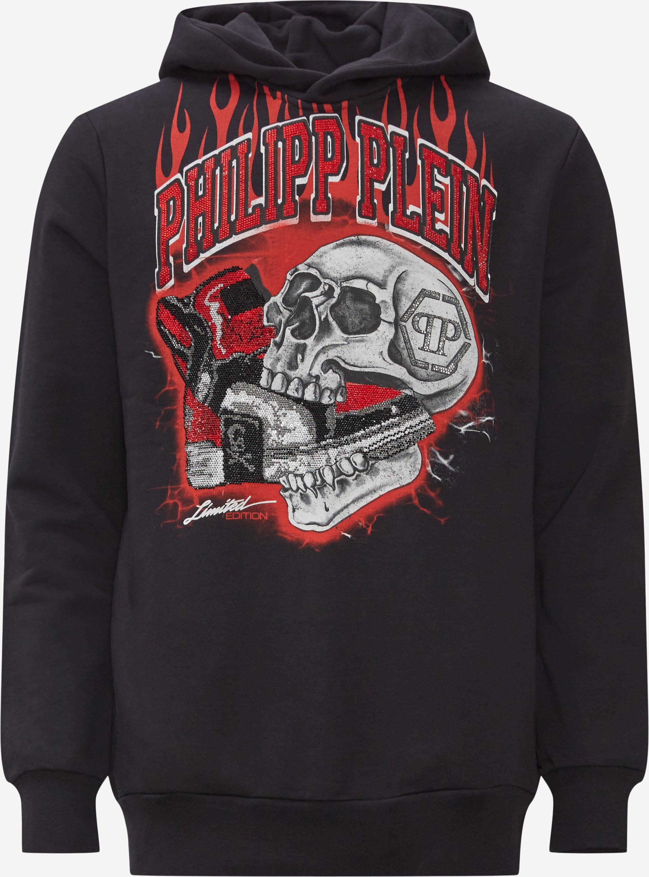 Skull Hoodie - Sweatshirts - Regular fit - Black