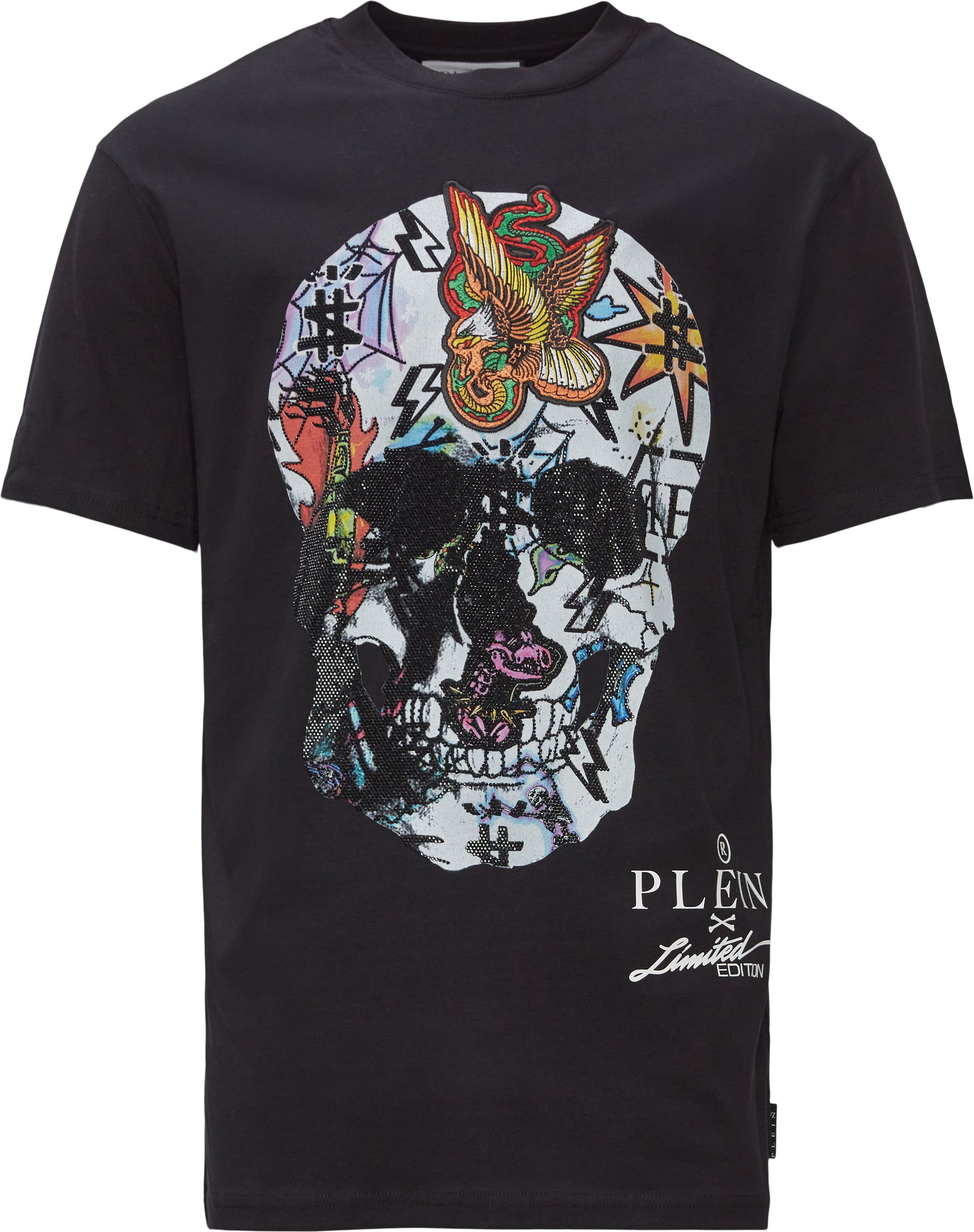 Philipp Plein T-shirts UTK0129 PJO002N Black