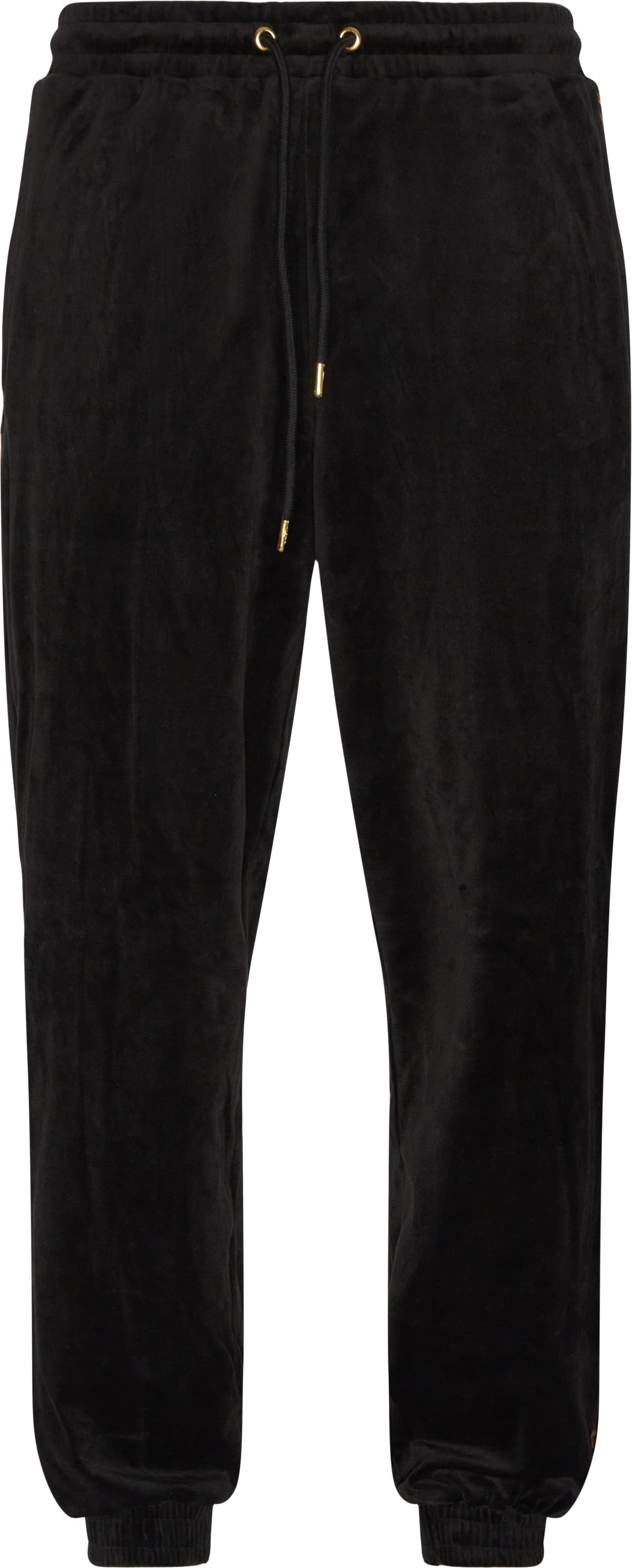 6006737 Velvet Bukser - Trousers - Regular fit - Black