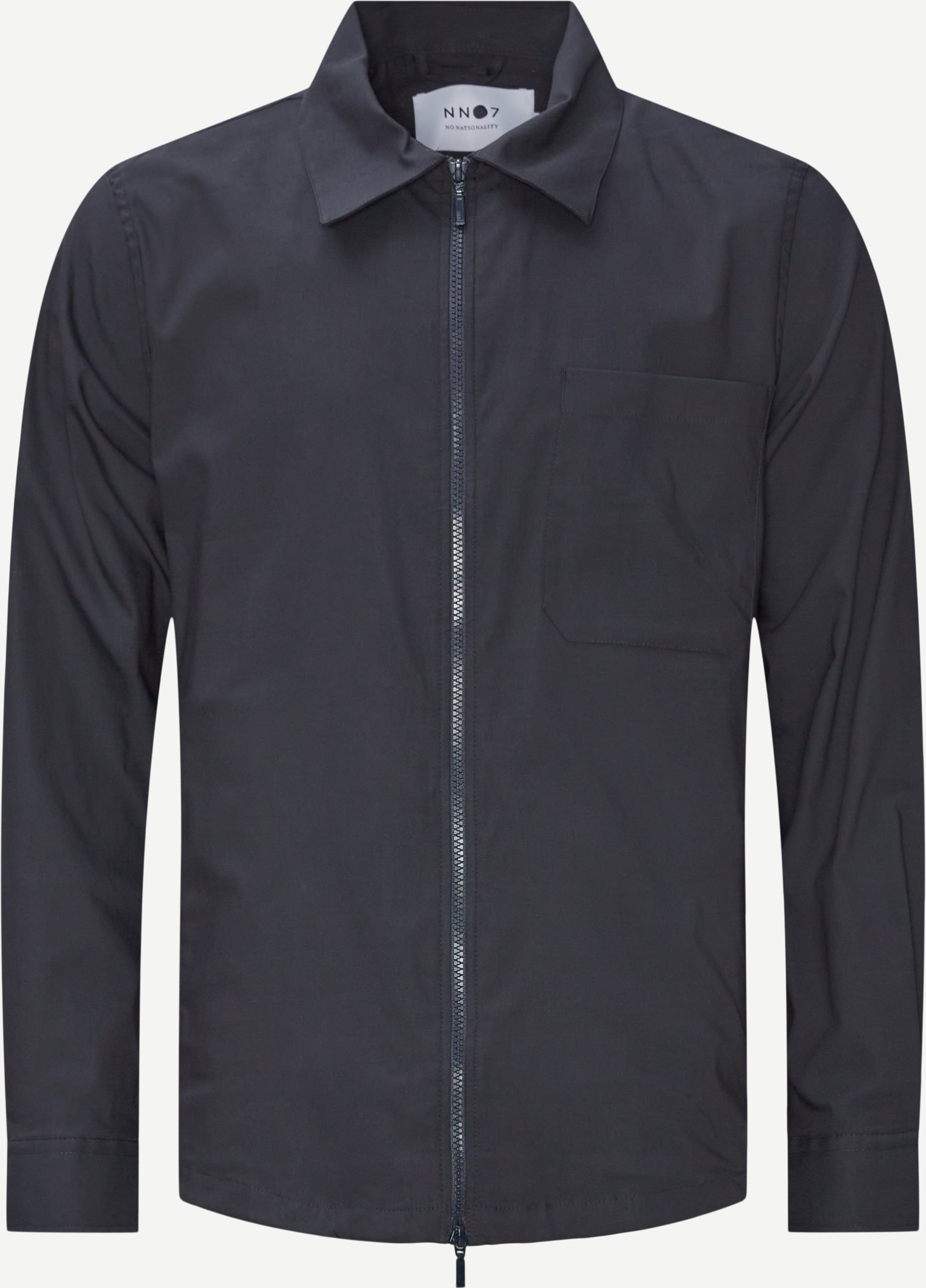 1680 Philip Zip Overshirt - Blazer - Regular fit - Blå
