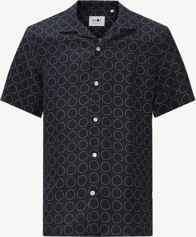5034 Miyagi kortärmad skjorta Regular fit | 5034 Miyagi kortärmad skjorta | Blå