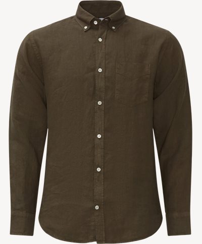 5706 Levon Linen Shirt Regular fit | 5706 Levon Linen Shirt | Sand
