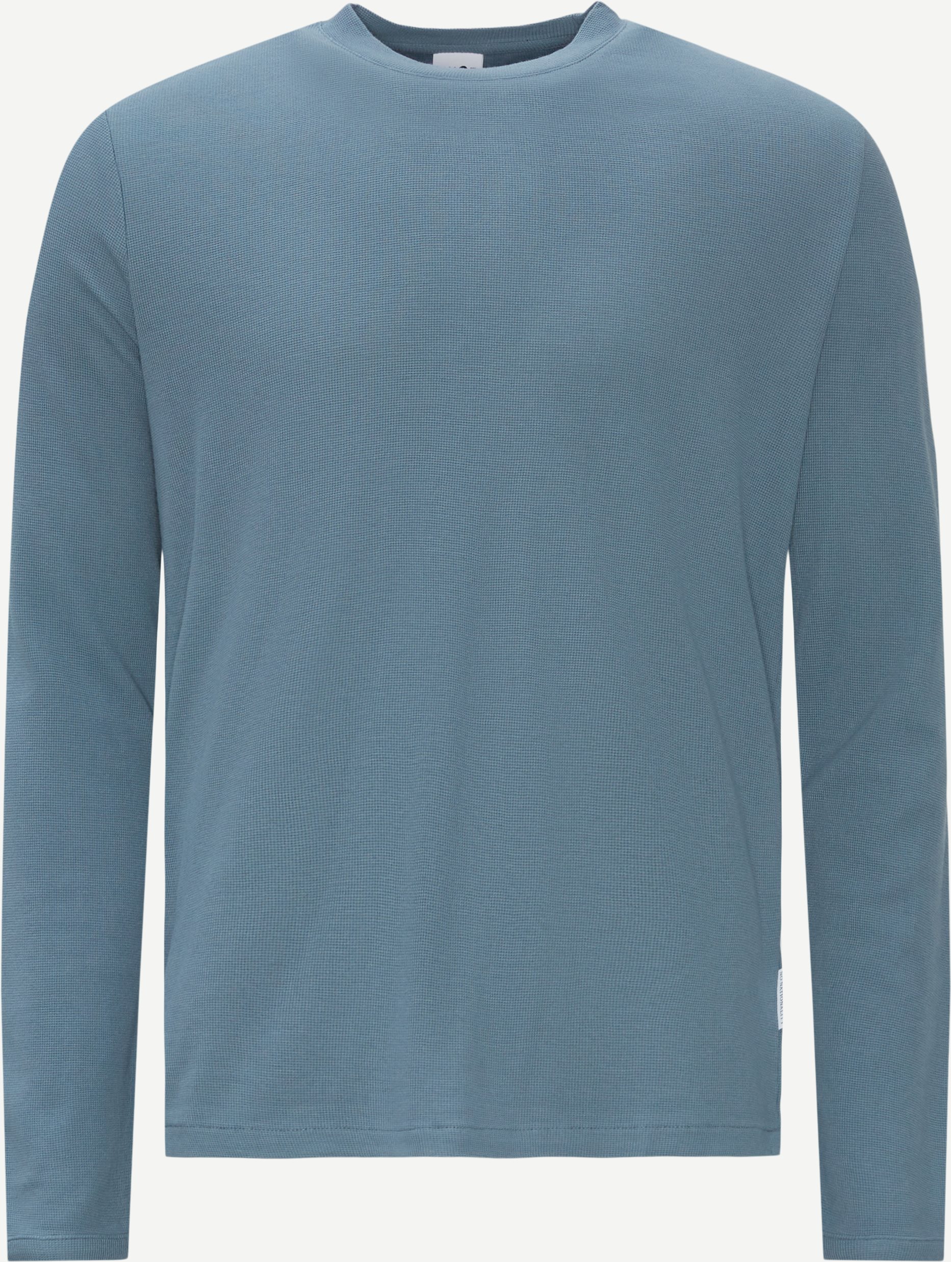 3323 Clive Long Sleeve Tee - T-shirts - Regular fit - Blå