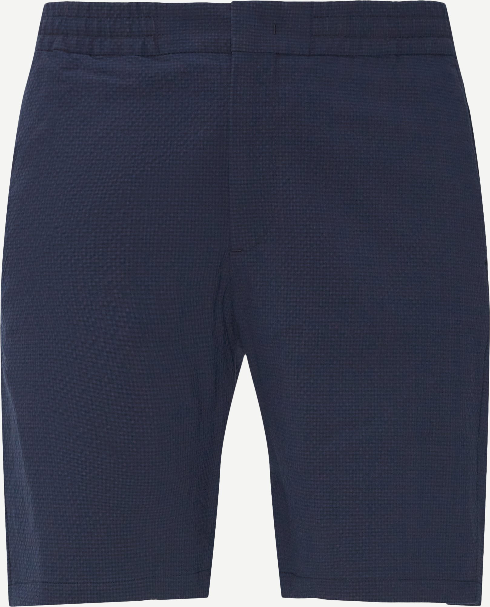 1045 Foss Seersucker Shorts - Shorts - Regular fit - Blå