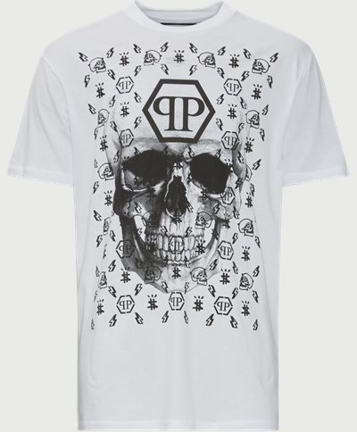 UTK0172 Skull and Plein T-shirt Regular fit | UTK0172 Skull and Plein T-shirt | Hvid