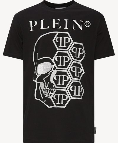 UTK0175 Skull and Plein T-shirt Regular fit | UTK0175 Skull and Plein T-shirt | Sort