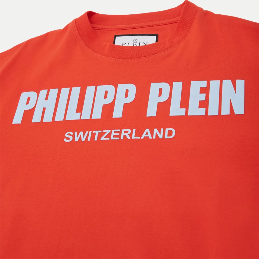 Philipp Plein T-shirts UTK0205 PJY002N RØD