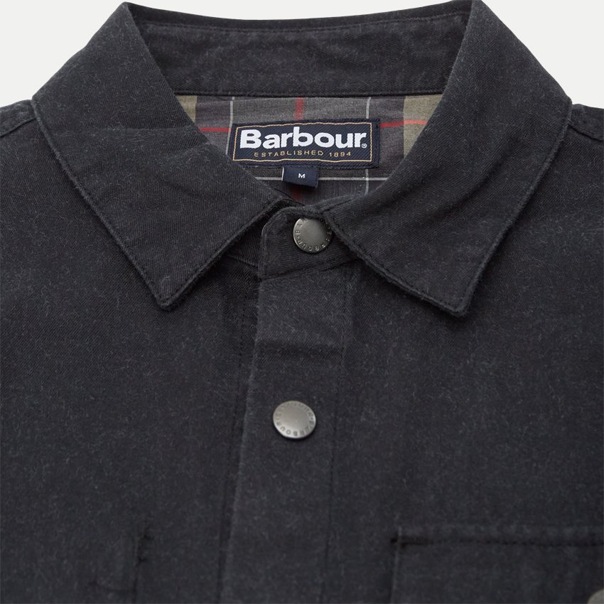Barbour Shirts MORTAN OVERSHIRT MOS0088 SORT