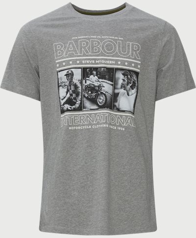 Barbour T-shirts SMQ REEL MTS0932 Grå