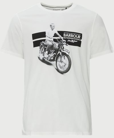 Barbour T-shirts SMQ CHASE MTS0933 Hvid
