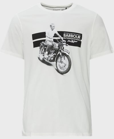 Barbour T-shirts SMQ CHASE MTS0933 Vit