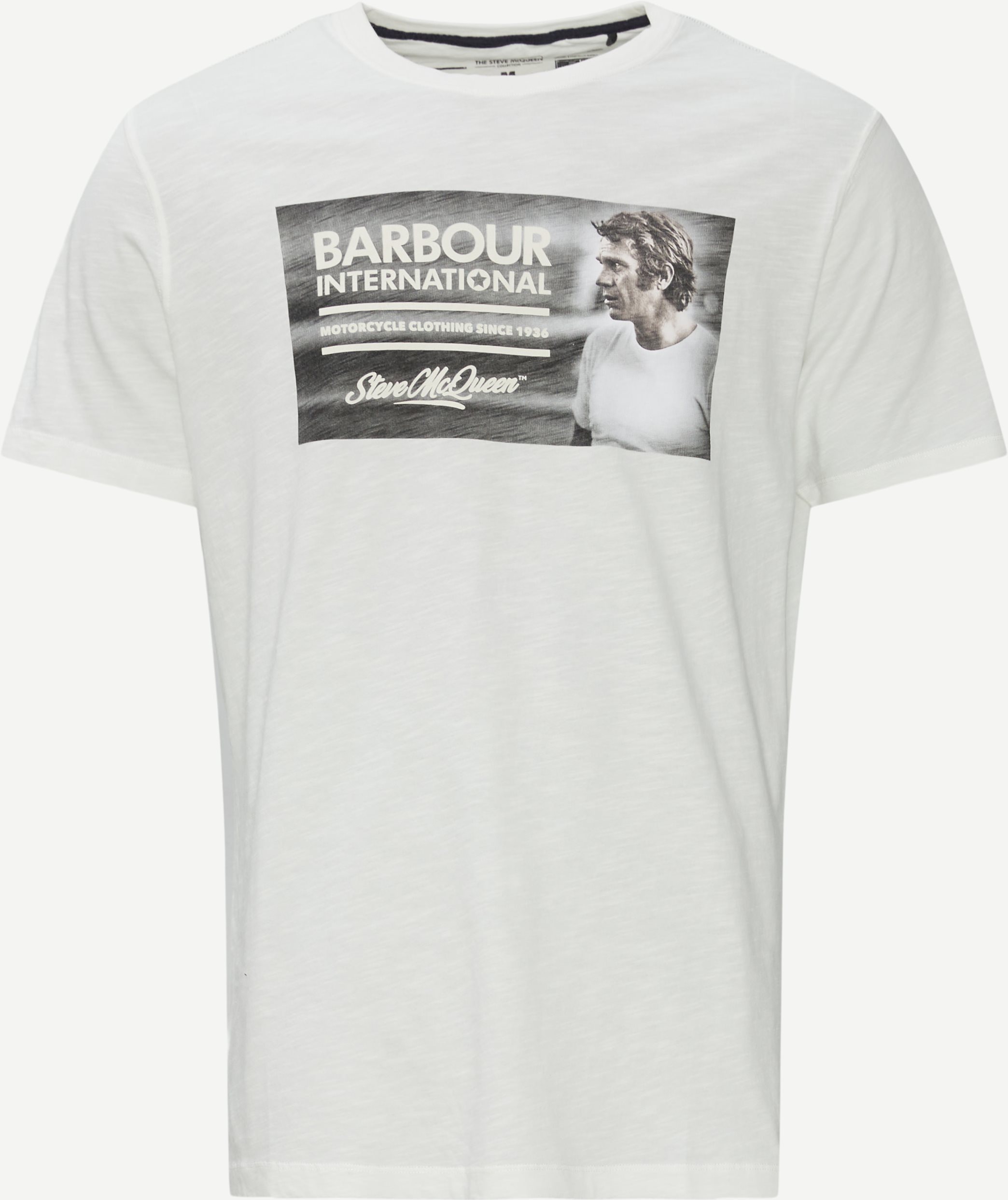 Steve McQueen Legend T-shirt - T-shirts - Regular fit - Hvid
