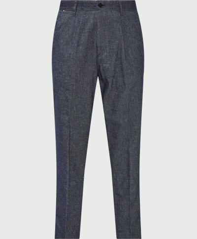C-Perin-Pleat bukser Relaxed fit | C-Perin-Pleat bukser | Blå
