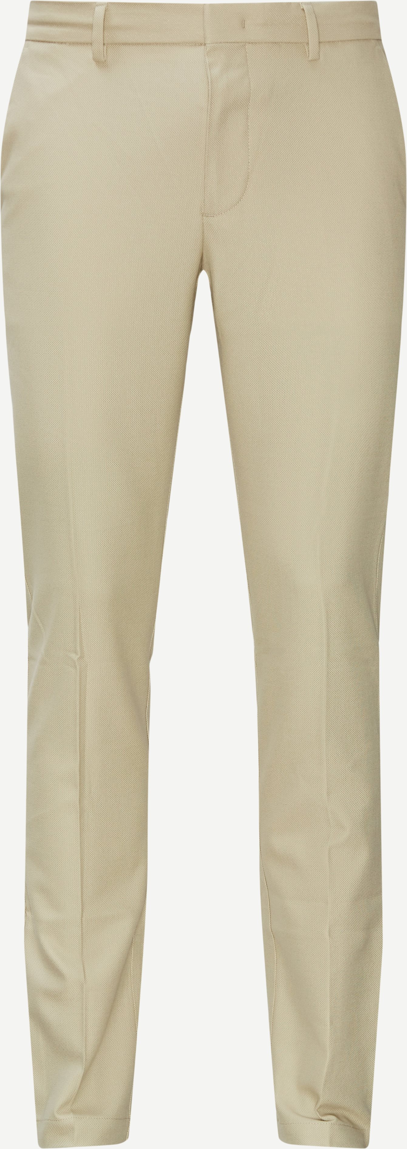 Trousers - Slim fit - Sand