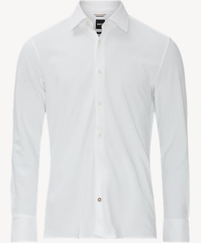 C-Hank Soft Jersey Skjorte Slim fit | C-Hank Soft Jersey Skjorte | Hvid