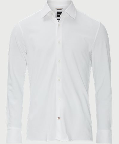 C-Hank Soft Jersey Skjorte Slim fit | C-Hank Soft Jersey Skjorte | Hvid