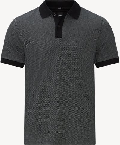 Phillipssons Mercerized Polo Slim fit | Phillipssons Mercerized Polo | Svart