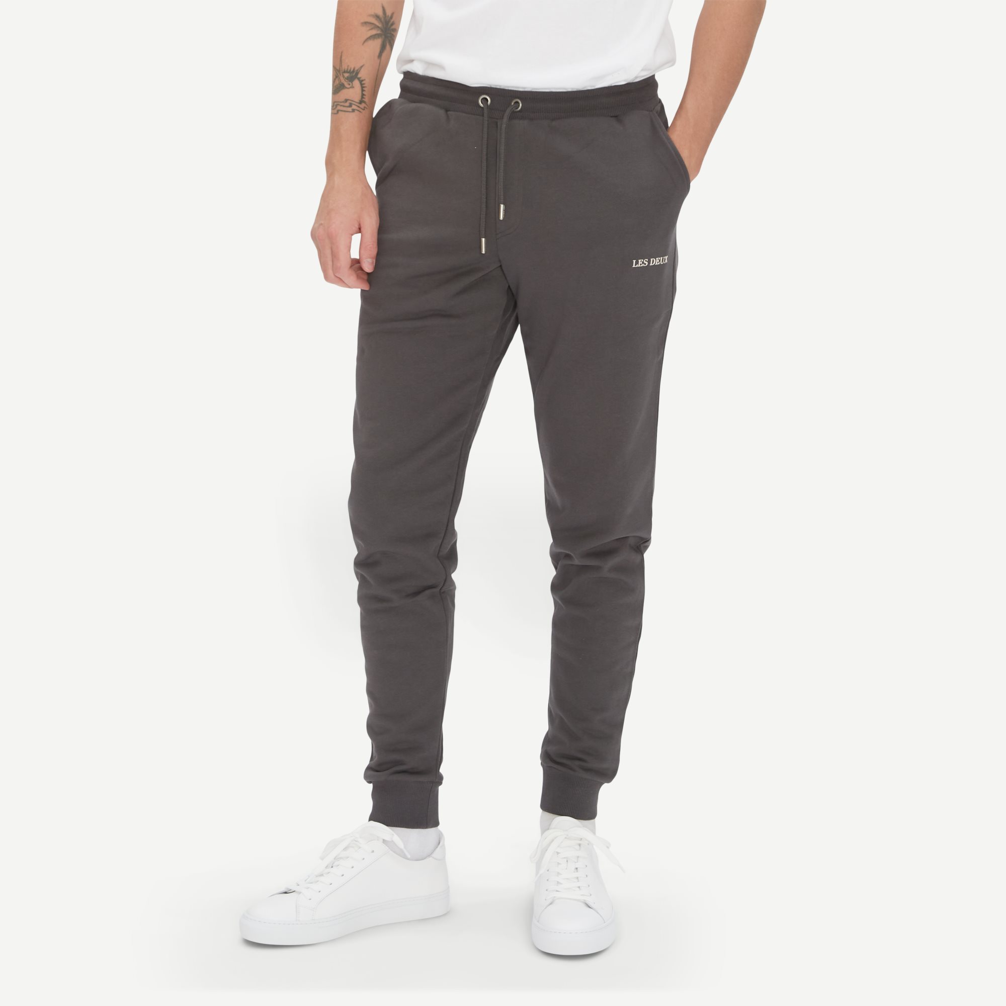 Lens Sweatpants - Trousers - Regular fit - Grey
