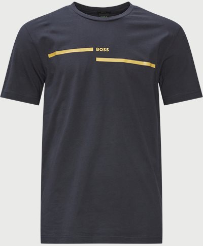 BOSS Athleisure T-shirts 50466622 TEE4 Blå