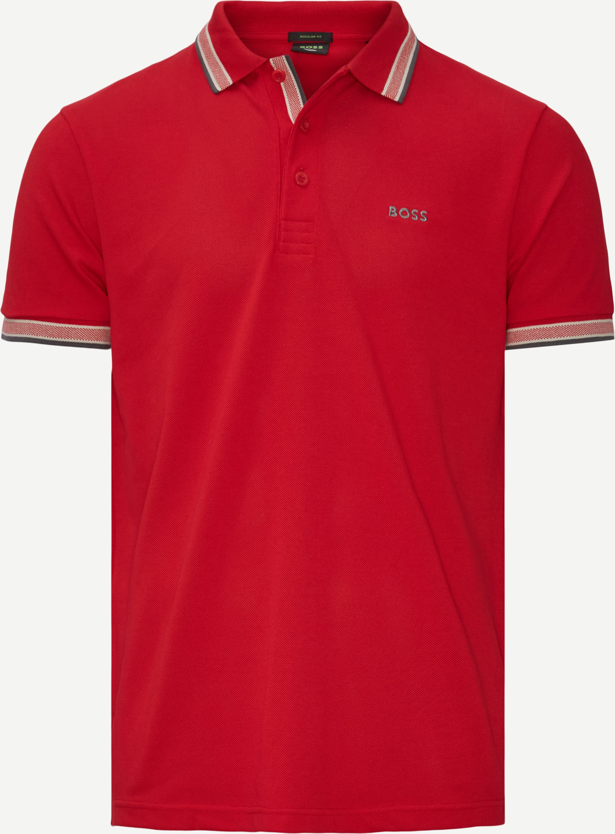 Paddy Polo T-shirt - T-shirts - Regular fit - Rød