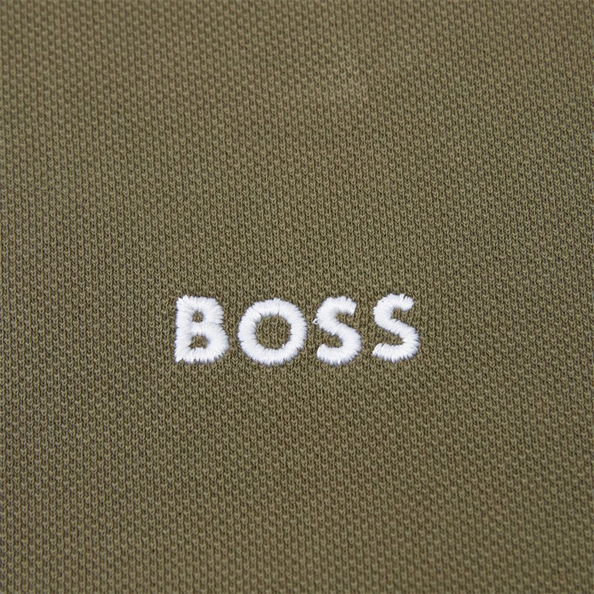 BOSS Athleisure T-shirts 50469055 PADDY CURVED GRØN