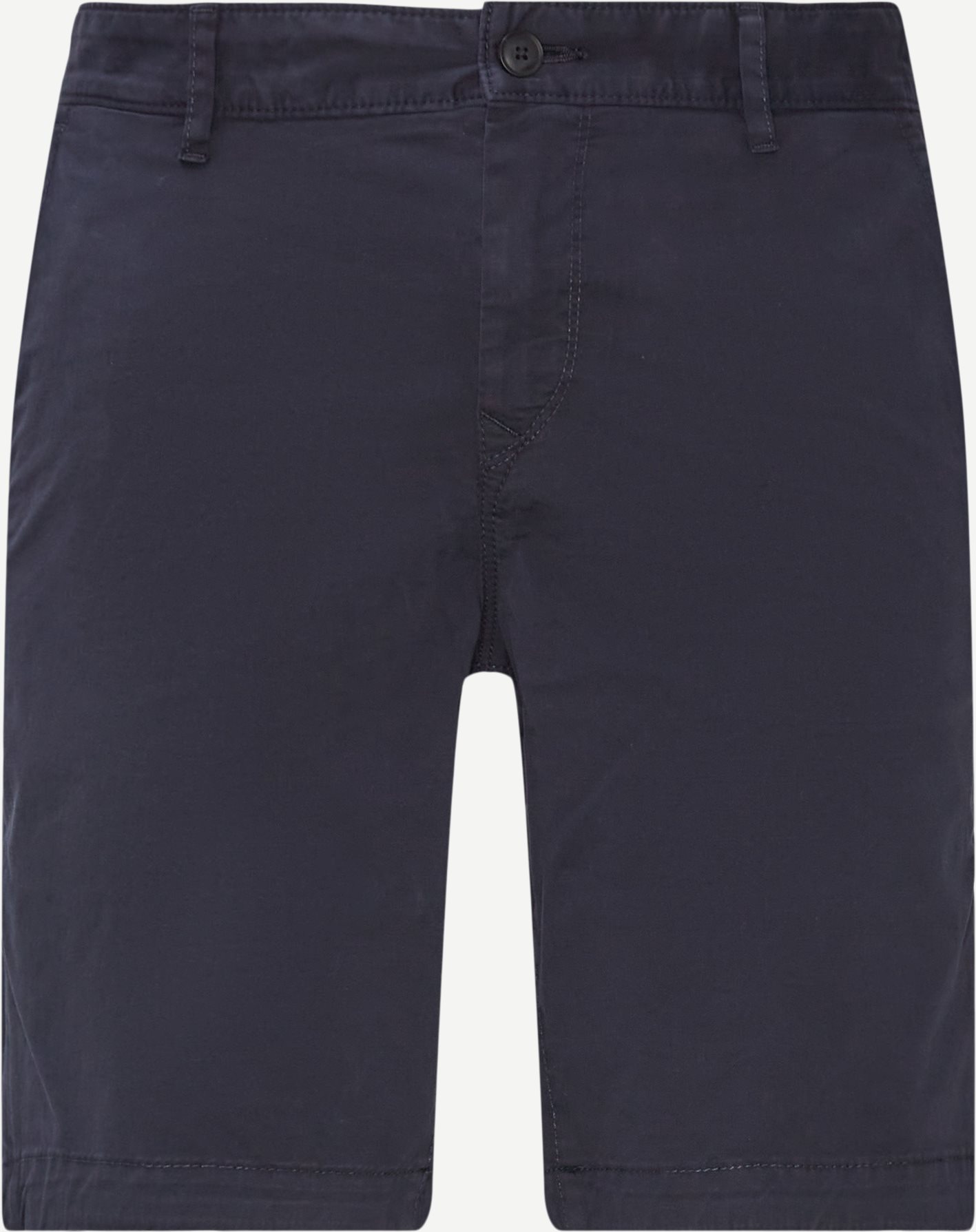 Shorts - Slim fit - Blå