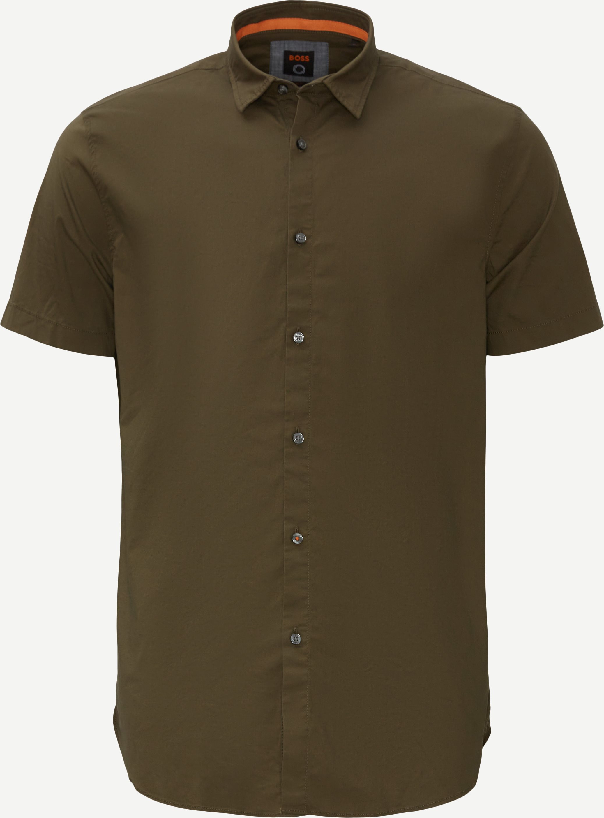 Short-sleeved shirts - Slim fit - Green