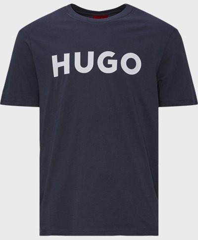 HUGO T-shirts 50467556 DULIVIO Blå