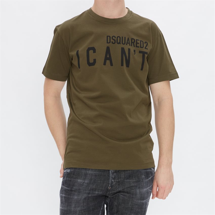 Dsquared2 T-shirts S74GD0859 S23009 N ARMY