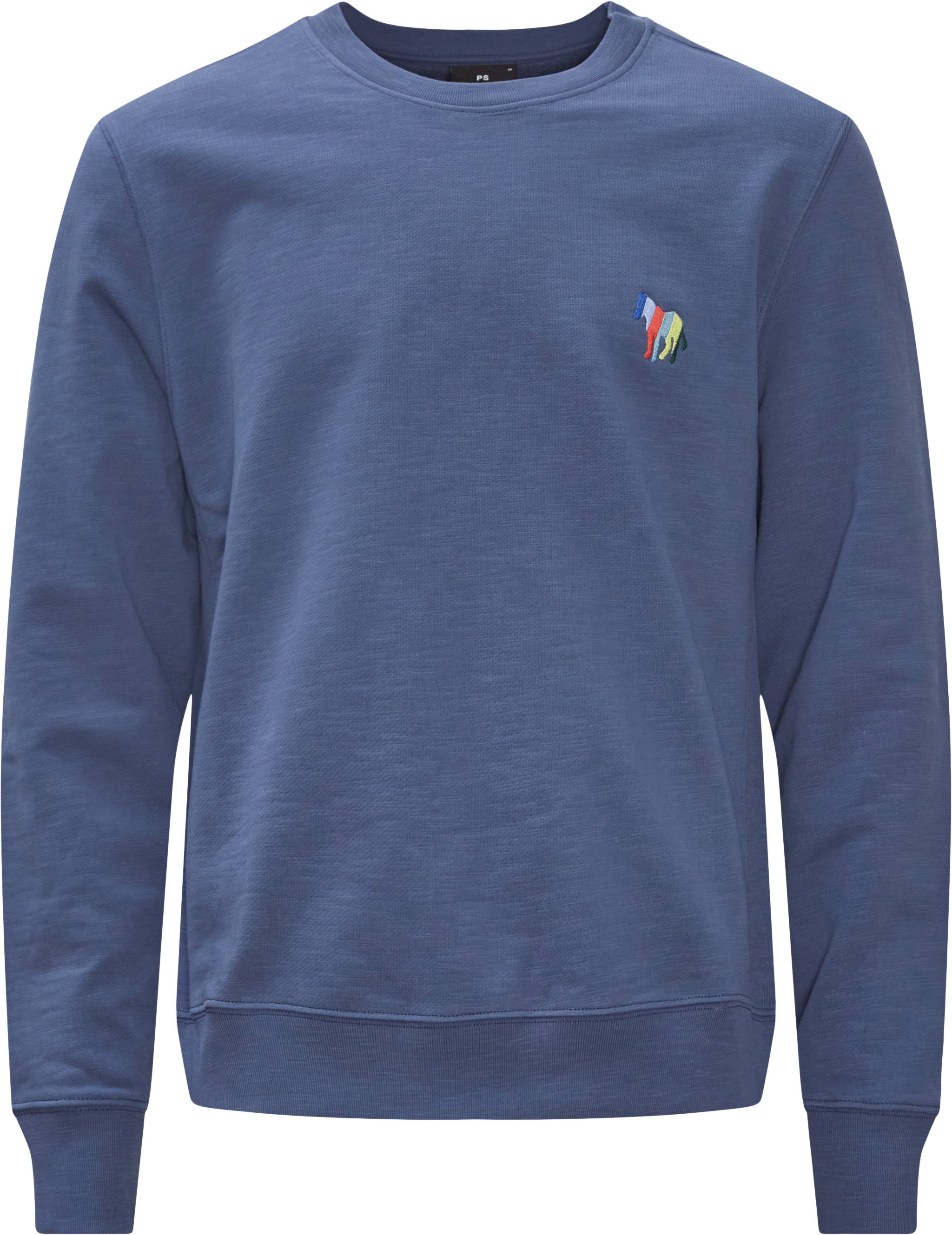 Zebra Emb Sweatshirt - Sweatshirts - Regular fit - Blue