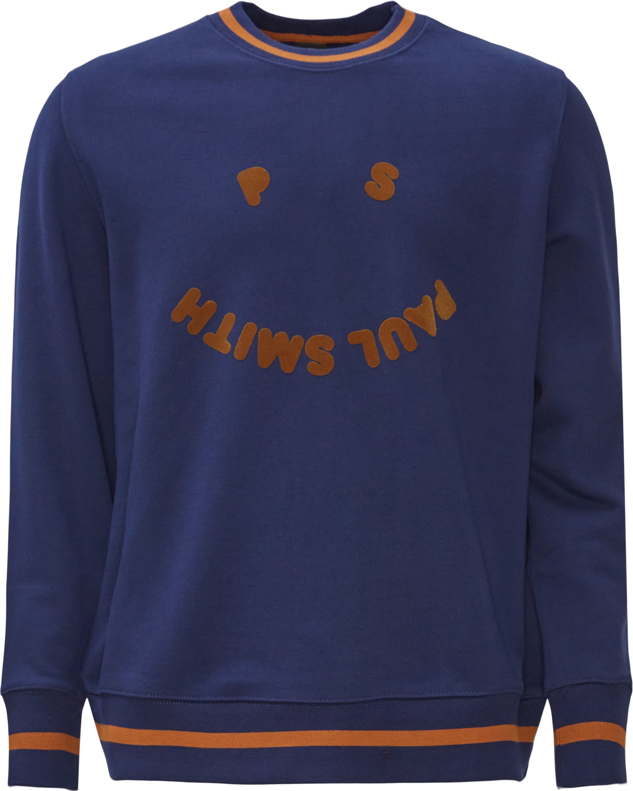 Smiley Crewneck - Sweatshirts - Regular fit - Blå