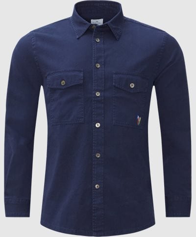 Cotton Shirt Regular fit | Cotton Shirt | Blå