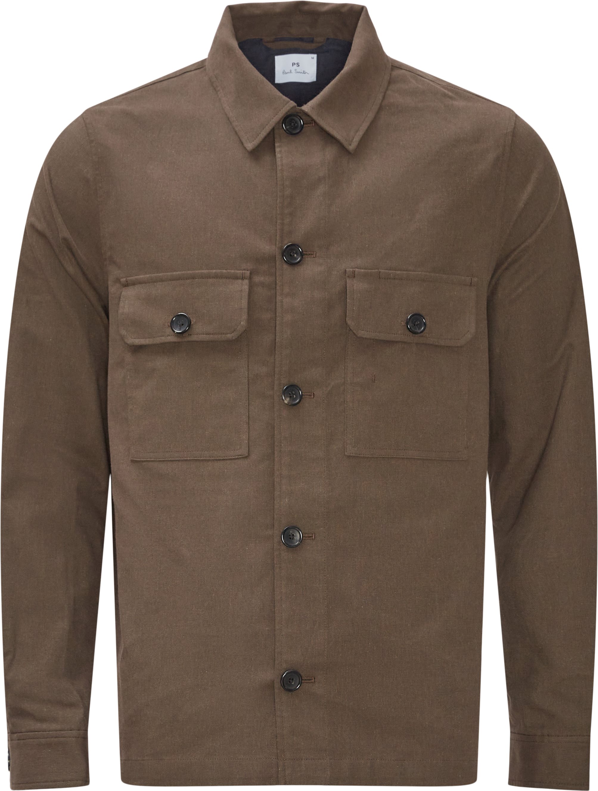 2 PKT Shirt Jacket - Skjorter - Regular fit - Brun